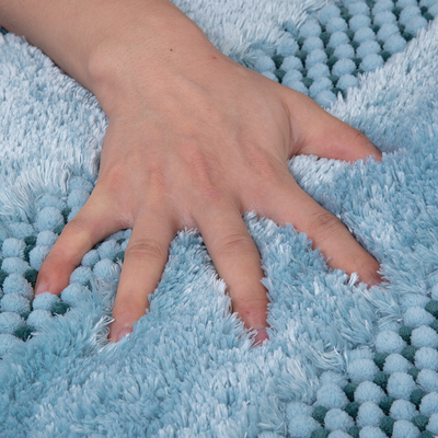 OEKO-TEX Non Shedding Shaggy Microfiber Chenille Tafts Bath Mat