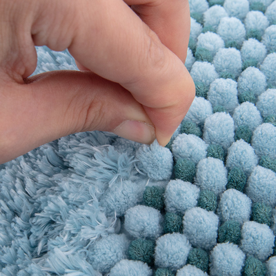 OEKO-TEX Non Shedding Shaggy Microfiber Chenille Tafts Bath Mat